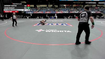 141 lbs Cons. Round 1 - Anthony Santos, Keiser vs Adam Stanley, Embry-Riddle