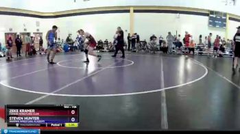 138 lbs Champ. Round 1 - Zeke Kramer, Fishers Wrestling Club vs Steven Hunter, Warren Wrestling Academy