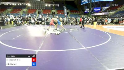 165 lbs Cons 16 #1 - Timothy Brown III, GA vs Braxten Crow, WY