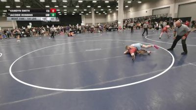 100 lbs 5th Place Match - Kamdyn Smith, F-5 Grappling vs Jacobie Robbins, Greater Heights Wrestling