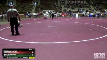 120 lbs Quarterfinal - Brady Adams, Tallassee vs Sequoah Hicks, John Carroll Catholic HS