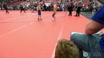 43-46 lbs Quarterfinal - Kameron Fowler, Maize vs Sebastian Summitt, Newkirk Takedown Club