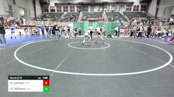 112 lbs Round Of 16 - Kage Johnson, Georgia vs Samuel Williams, Franklin County Youth Wrestling