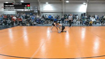 125 lbs Quarterfinal - Logan Davis, West Liberty vs Billy Smith, Findlay