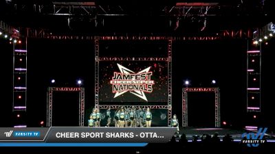 Cheer Sport Sharks - Ottawa - Blue Sharks [2020 L4 Senior - Small - A Day 2] 2020 JAMfest Cheer Super Nationals