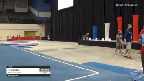 Uzoma Ojoh - Floor, WOGA Gymnastics - 2021 USA Gymnastics Development Program National Championships