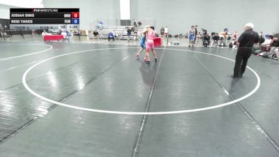 138 lbs Josiah Sims, Ohio Gray vs Reid Yakes, Florida
