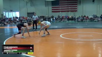 165 lbs Cons. Semi - Tyler Bodovetz, Ohio Wesleyan vs Andrew Supers, Baldwin Wallace