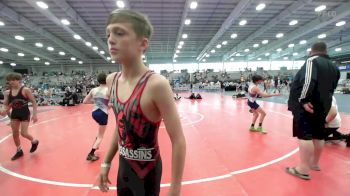 90 lbs Semifinal - CJ Caines, Mat Assassins vs Brighton Karvoski, PA Alliance Black