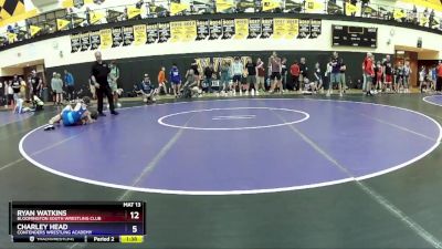 106 lbs Cons. Round 2 - Ryan Watkins, Bloomington South Wrestling Club vs Charley Head, Contenders Wrestling Academy