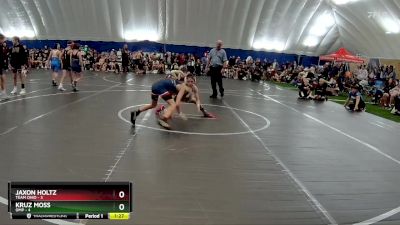 80 lbs Round 3 (8 Team) - Jaxon Holtz, Team Ohio vs Kruz Moss, OMP