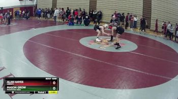 150 lbs Cons. Round 5 - Alan Hayes, Liberty vs Mason Grow, Mountain View