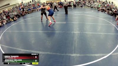 195 lbs Round 3 (6 Team) - Jeremiah Melugin, Kansas Pythons vs Drew Trawick, Team Arizona