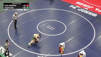 157 lbs Round Of 32 - Alec Anderson, Pine-Richland vs Slade Hiles, Connellsville