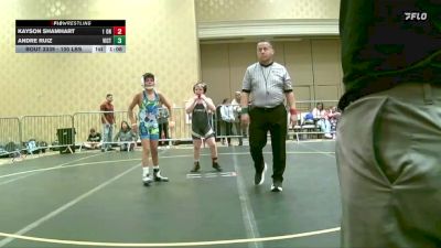 100 lbs Round Of 16 - Kayson Shamhart, 1 On 1 Fight Academy vs Andre Ruiz, Victory Wrestling-Central WA