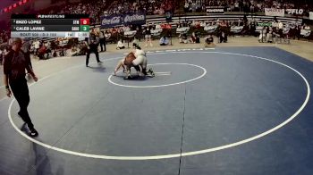 D 2 150 lbs 1st Place Match - Caleb Lavine, Sam Houston vs Enzo Lopez, St. Thomas More