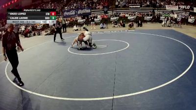 D 2 150 lbs 1st Place Match - Caleb Lavine, Sam Houston vs Enzo Lopez, St. Thomas More