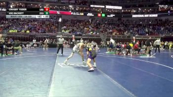 1A-120 lbs Quarterfinal - Crosby Yoder, Logan-Magnolia vs Joe Hackett, Columbus Catholic