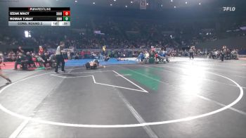 6A Boys 150 lbs Cons. Round 2 - Roman Tubay, Ida B. Wells Boys vs Izzak Macy, Southridge Boys