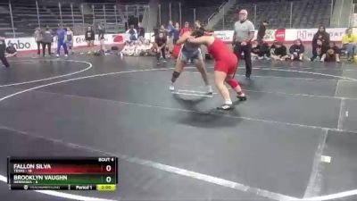 W 200 lbs Round 2 (4 Team) - Fallon Silva, Texas vs Brooklyn Vaughn, Nebraska