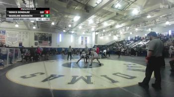 130 lbs 1st Place Match - Renice Gonzalez, Colony vs Madeline Merideth, Cerritos