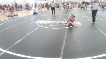 78 lbs Round Of 16 - Izac Spenger, Desert Dogs WC vs Gabe Caldwell, Ravage
