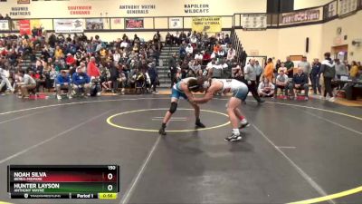 150 lbs Cons. Round 2 - Hunter Layson, Anthony Wayne vs Noah Silva, Berea-Midpark