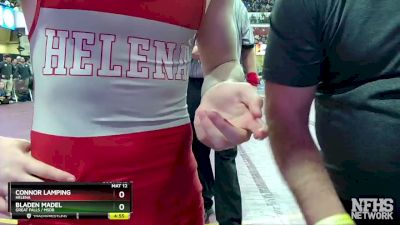 AA - 138 lbs Champ. Round 1 - Connor Lamping, Helena vs Bladen Madel, Great Falls / MSDB