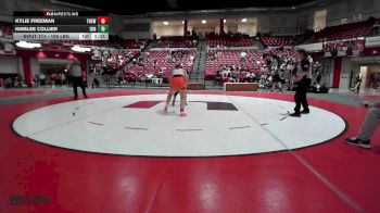 155 lbs Final - Kylie Freeman, Tonkawa High School Girls vs Kinslee Collier, Edmond North Girls