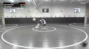 130 lbs Champ. Round 2 - Yuki Ahmann, Sequoia vs Dana Barhoush, Milpitas