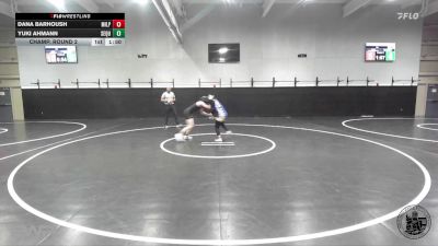130 lbs Champ. Round 2 - Yuki Ahmann, Sequoia vs Dana Barhoush, Milpitas