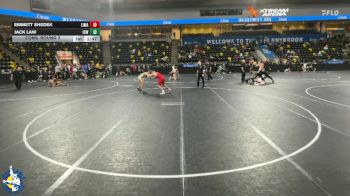 190 lbs Cons. Round 3 - Emmett Shedek, Linn-Mar vs Jack Law, Iowa City, West