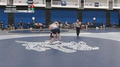 184 lbs Semifinal - Wyatt Reisz, Colorado School Of Mines vs Kaden Hart, Nebraska-Kearney