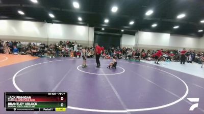 75-77 lbs Round 1 - Brantley Arluck, Dragon Youth Wrestling vs Jack Finnigan, Cardinal Wrestling Club