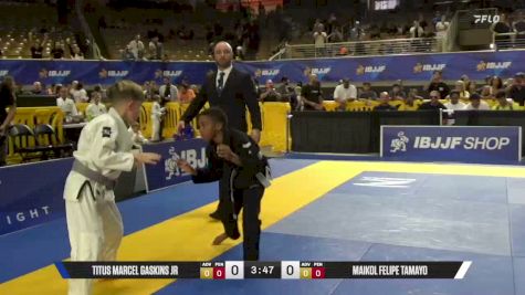 Maikol Felipe Tamayo vs Titus Marcel Gaskins JR 2026 Pan Kids Jiu-Jitsu IBJJF Championship