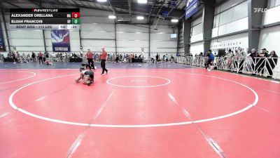 113 lbs Consi Of 64 #2 - Alexander Orellana, MA vs Elijah Francois, NY