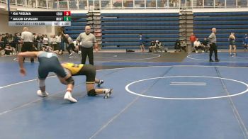 145 lbs Semifinal - Kai Vielma, Connellsville vs Jacob Chacon, Montour