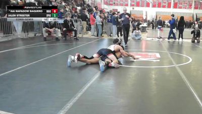 120 lbs Consolation - Kai Napadow Baquero, Winchester vs Jalen Streeter, Springfield Central