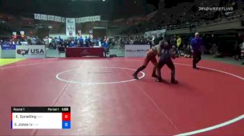 105-120 lbs Round 1 - Ethan Spradling, California vs Sylvester (sj) Jones Iv, Carlsbad Legacy Wrestling