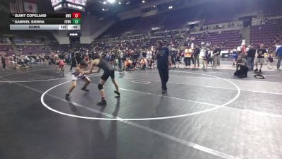132 lbs Semis - Quint Copeland, Bennett Wrestling Club vs Gabriel Sierra, Erie Tigers Wrestling Club