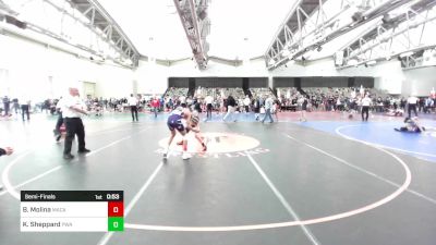 105-J2 lbs Semifinal - Brian Molina, MacArthur vs Kolton Sheppard, Pittsgrove Wrestling Association