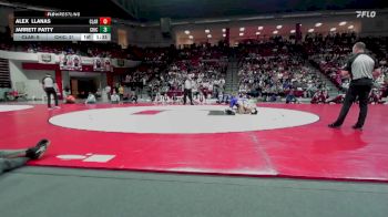 132 lbs Finals (8 Team) - Jarrett Patty, CHICKASHA vs Alex Llanas, CLAREMORE