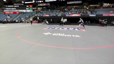 197 lbs Cons. Round 5 - Omari Smith, Oklahoma City vs 11 Gentry Smith, Southeastern