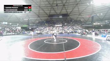 Boys 4A 106 lbs Champ. Round 2 - Karver Peasley, Gonzaga Prep vs Sam Beerbomb, Mead