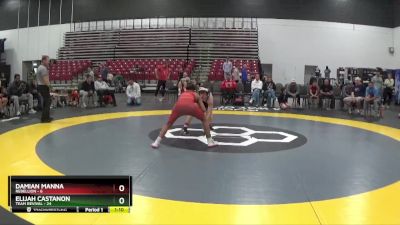 100 lbs Placement Matches (8 Team) - Elijah Castanon, Team Revival vs Damian Manna, Rebellion