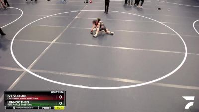 3rd Place Match - Ivy Vulcan, Centennial Youth Wrestling vs Lennox Theis, New Prague Wrestling