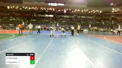 110 lbs Quarterfinal - Andrew Otterstedt, F.l.o.w. vs Christopher Ingrassia, Ridge