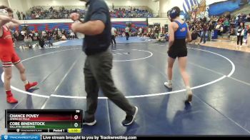 98 lbs Cons. Semi - Chance Povey, American Falls vs Cobe Binenstock, Gallatin (Bozeman)