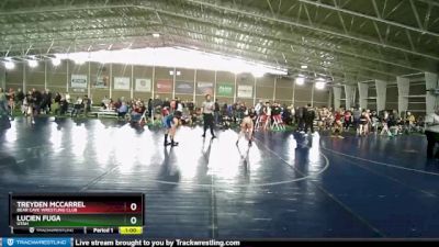 92 lbs Cons. Round 3 - Treyden McCarrel, Bear Cave Wrestling Club vs Lucien Fuga, Utah