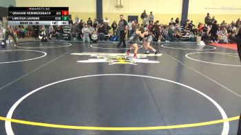 95 lbs Cons. Round 2 - Lincoln LaVigne, Victory School Of Wrestling vs Graham Hemmersbach, West Salem Bangor
